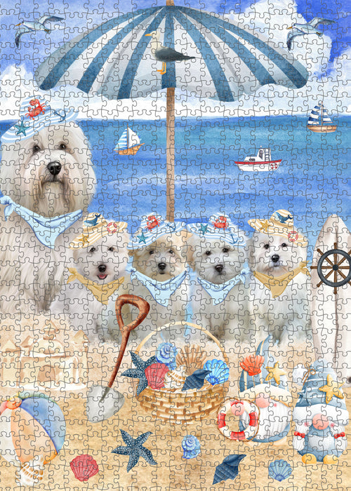 Coton De Tulear Jigsaw Puzzle: Explore a Variety of Designs, Interlocking Puzzles Games for Adult, Custom, Personalized, Gift for Dog and Pet Lovers