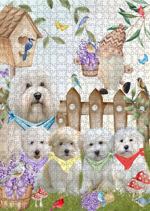 Coton De Tulear Jigsaw Puzzle: Explore a Variety of Designs, Interlocking Halloween Puzzles for Adult, Custom, Personalized, Pet Gift for Dog Lovers