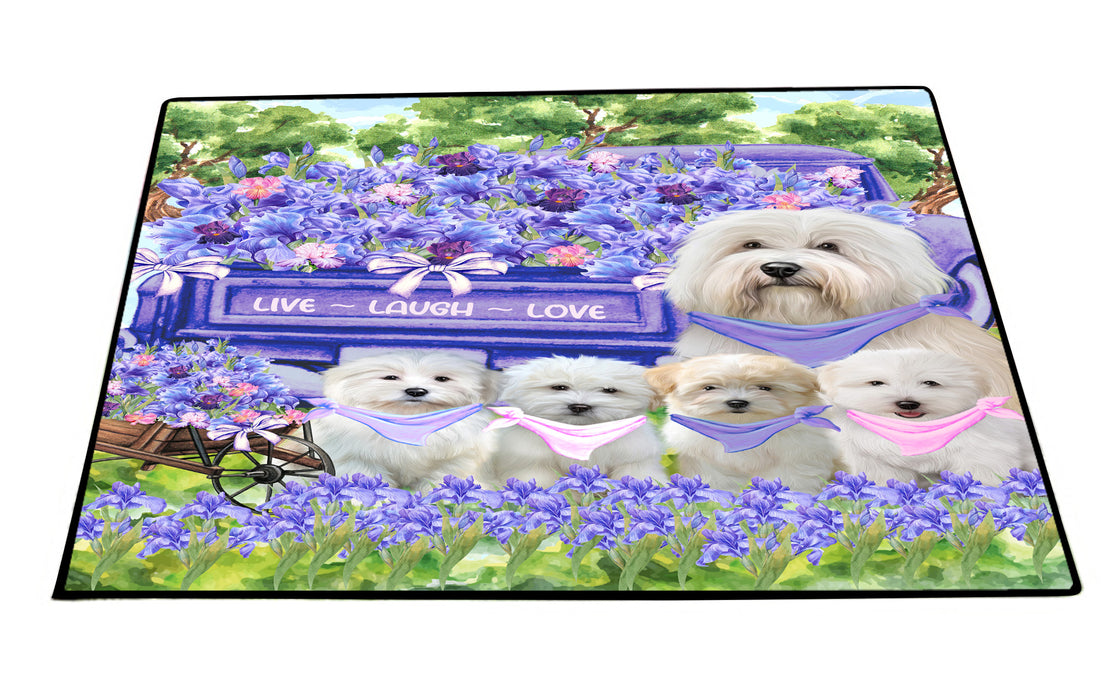 Coton De Tulear Floor Mat: Explore a Variety of Designs, Anti-Slip Doormat for Indoor and Outdoor Welcome Mats, Personalized, Custom, Pet and Dog Lovers Gift