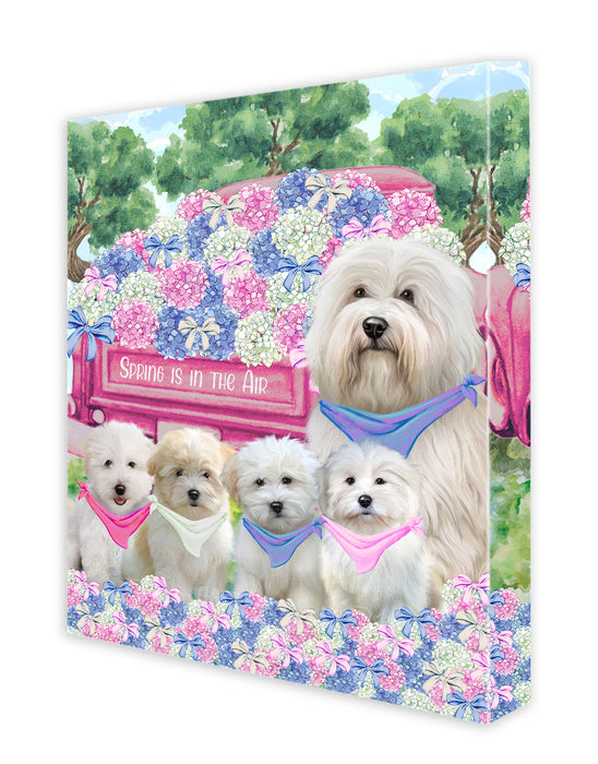 Coton De Tulear Canvas: Explore a Variety of Personalized Designs, Custom, Digital Art Wall Painting, Ready to Hang Room Decor, Gift for Dog and Pet Lovers