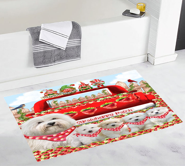 Coton De Tulear Bath Mat: Explore a Variety of Designs, Custom, Personalized, Anti-Slip Bathroom Rug Mats, Gift for Dog and Pet Lovers