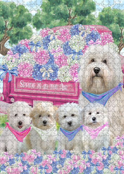 Coton De Tulear Jigsaw Puzzle: Interlocking Puzzles Games for Adult, Explore a Variety of Custom Designs, Personalized, Pet and Dog Lovers Gift