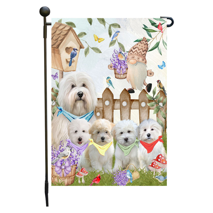 Coton De Tulear Dogs Garden Flag: Explore a Variety of Designs, Custom, Personalized, Weather Resistant, Double-Sided, Outdoor Garden Yard Decor for Dog and Pet Lovers