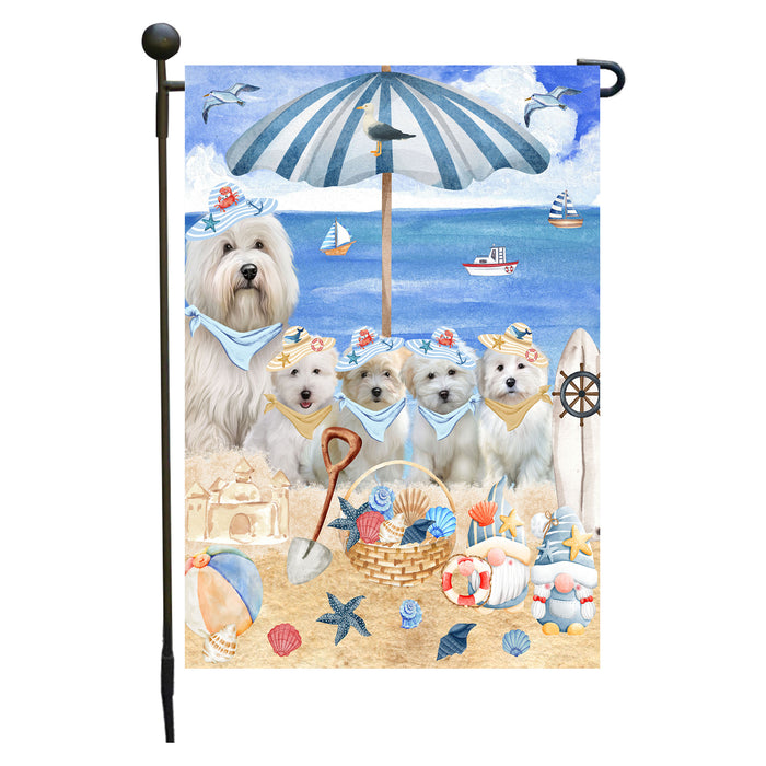 Coton De Tulear Dogs Garden Flag, Double-Sided Outdoor Yard Garden Decoration, Explore a Variety of Designs, Custom, Weather Resistant, Personalized, Flags for Dog and Pet Lovers