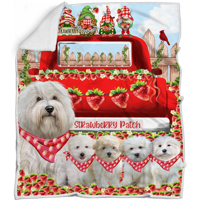 Coton De Tulear Blanket: Explore a Variety of Custom Designs, Bed Cozy Woven, Fleece and Sherpa, Personalized Dog Gift for Pet Lovers