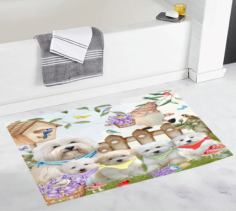 Coton De Tulear Bath Mat, Anti-Slip Bathroom Rug Mats, Explore a Variety of Designs, Custom, Personalized, Dog Gift for Pet Lovers