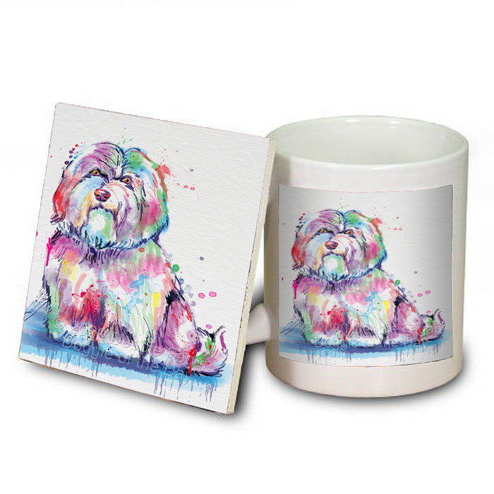 Watercolor Coton De Tulear Dog Coasters Set of 4 CSTA57654