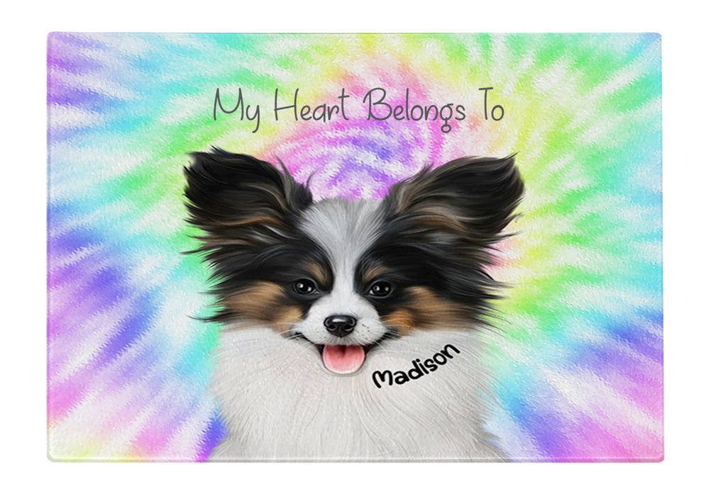 Add Your PERSONALIZED PET Painting Portrait on Tie Dye Tempered Cutting Board