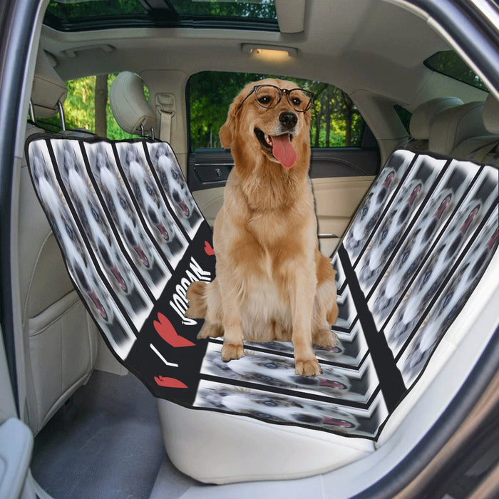 Custom Add Your Photo Here PET Dog Cat Photos on Pet Back Car Seat Cover