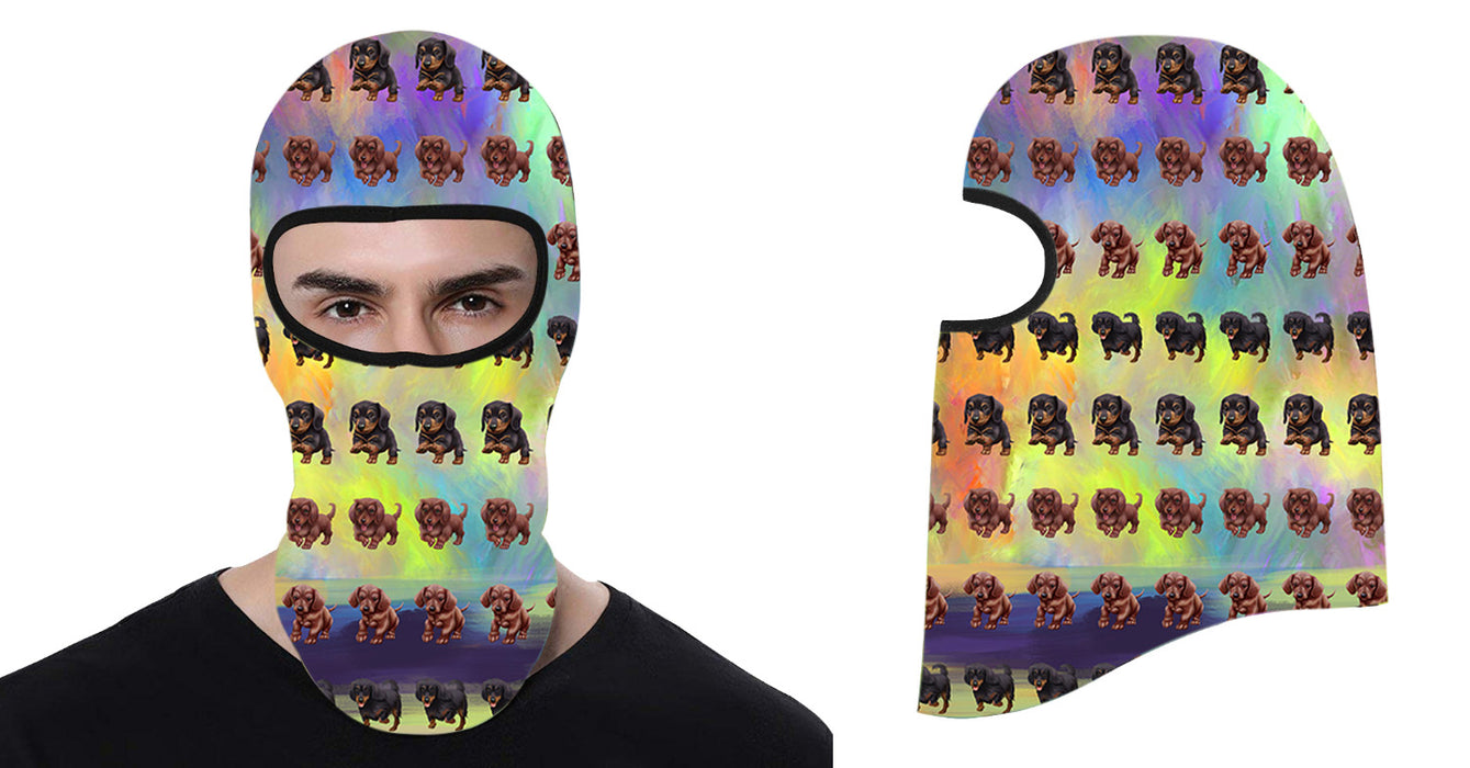 Paradise Wave Dachshund Dogs All Over Print Balaclava Ski Mask