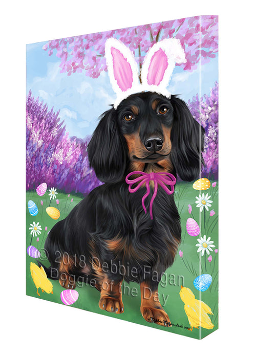 Dachshund Dog Easter Holiday Canvas Wall Art CVS57684