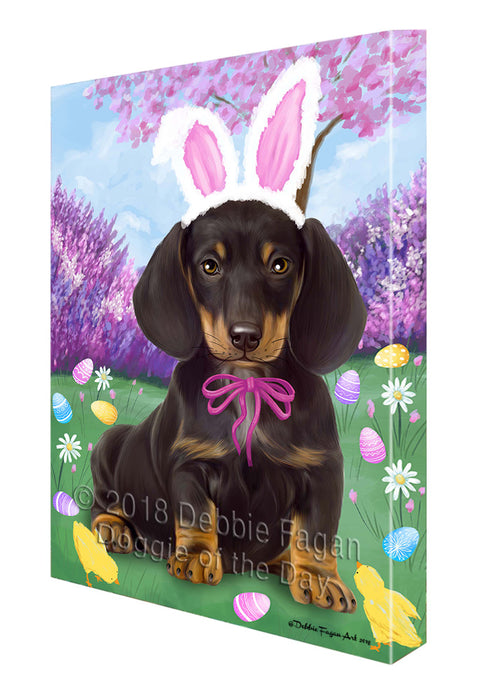 Dachshund Dog Easter Holiday Canvas Wall Art CVS57693