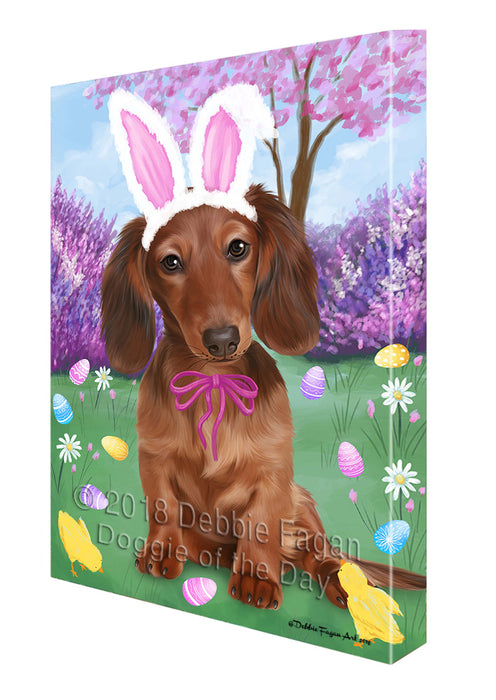 Dachshund Dog Easter Holiday Canvas Wall Art CVS57702