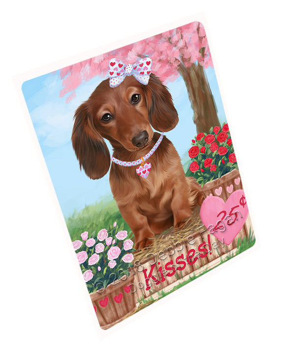 Rosie 25 Cent Kisses Dachshund Dog Large Refrigerator / Dishwasher Magnet RMAG96858