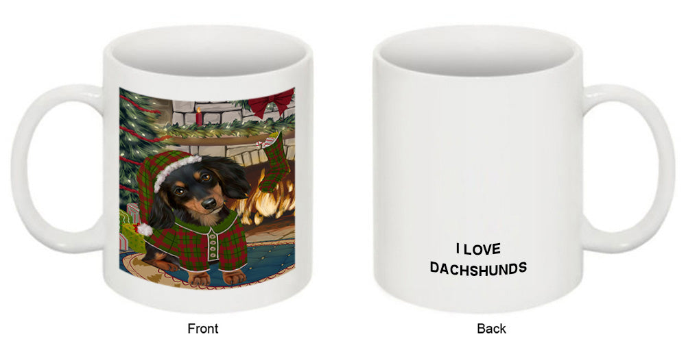 The Stocking was Hung Dachshund Dog Coffee Mug MUG50691