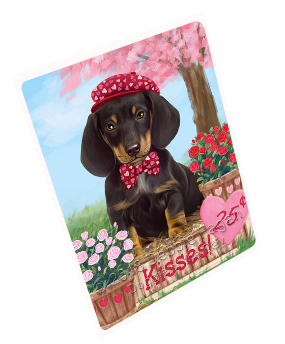 Rosie 25 Cent Kisses Dachshund Dog Magnet MAG72438 (Small 5.5" x 4.25")
