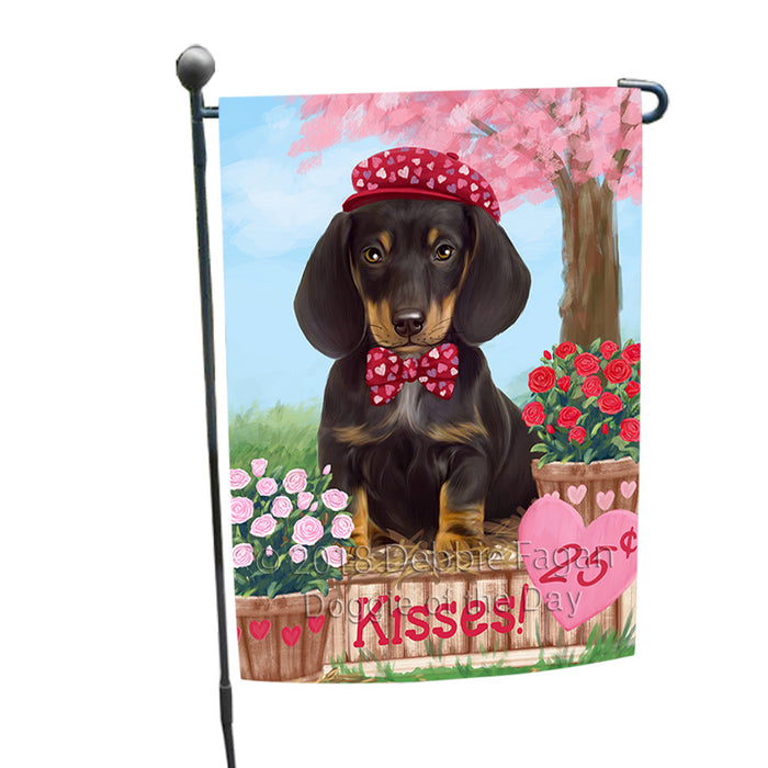 Rosie 25 Cent Kisses Dachshund Dog Garden Flag GFLG56315