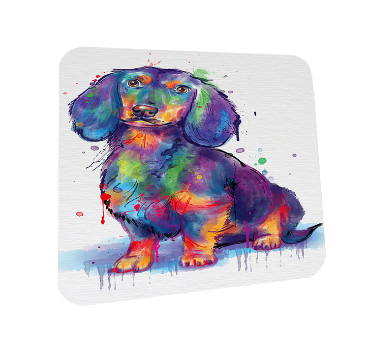 Watercolor Dachshund Dog Coasters Set of 4 CST57042