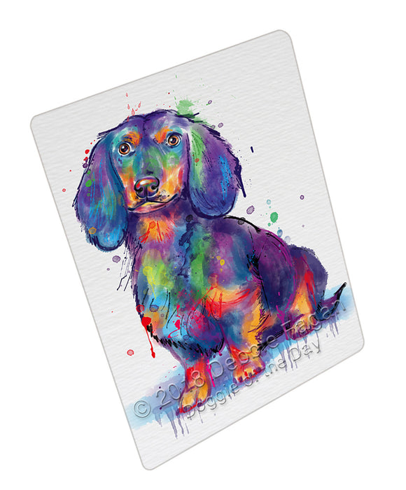 Watercolor Dachshund Dog Cutting Board C77049