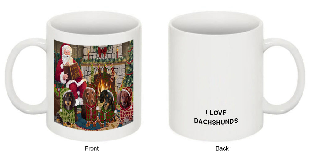 Christmas Cozy Holiday Tails Dachshunds Dog Coffee Mug MUG50519