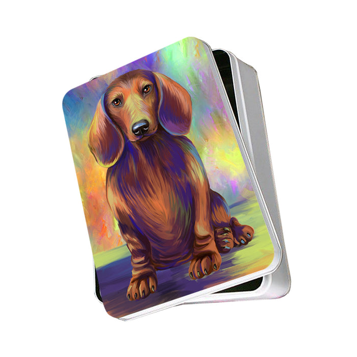 Pardise Wave Dachshund Dog Photo Storage Tin PITN53598