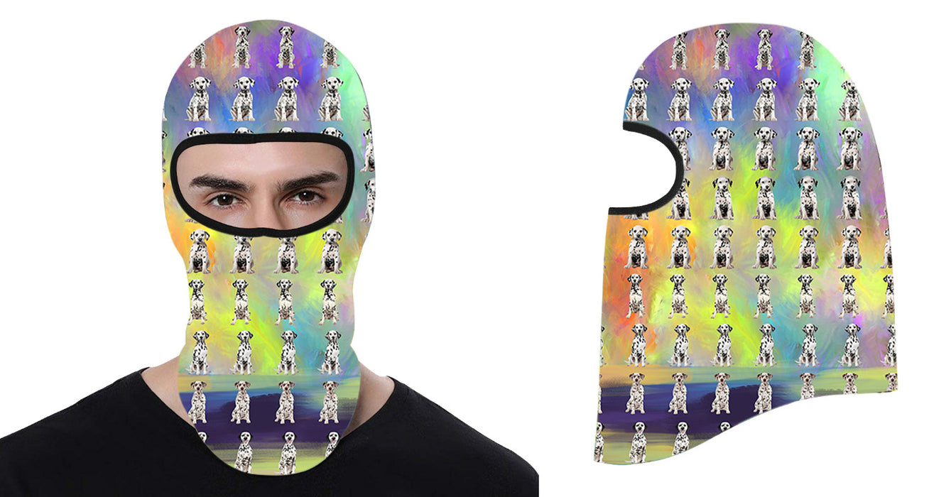 Paradise Wave Dalmatian Dogs All Over Print Balaclava Ski Mask