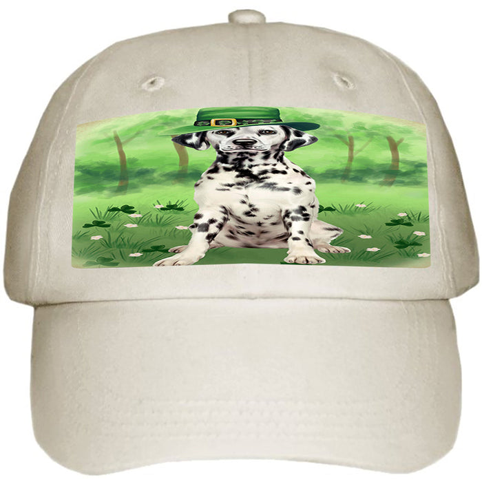 St. Patricks Day Irish Portrait Dalmatian Dog Ball Hat Cap HAT50109