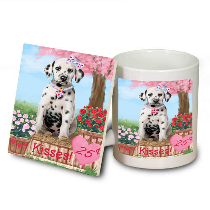 Rosie 25 Cent Kisses Dalmatian Dog Mug and Coaster Set MUC55849