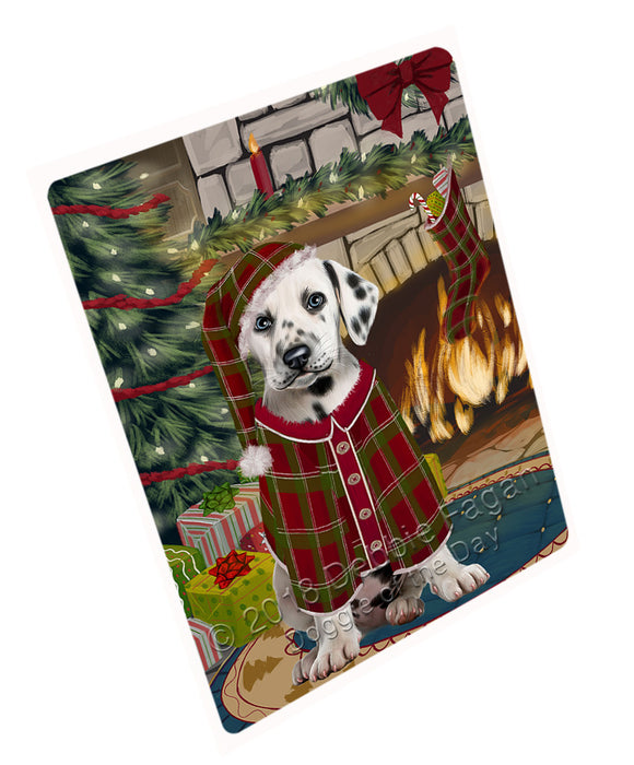 The Stocking was Hung Dalmatian Dog Magnet MAG71025 (Small 5.5" x 4.25")