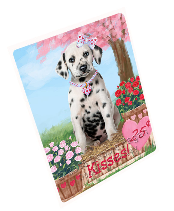 Rosie 25 Cent Kisses Dalmatian Dog Large Refrigerator / Dishwasher Magnet RMAG97410