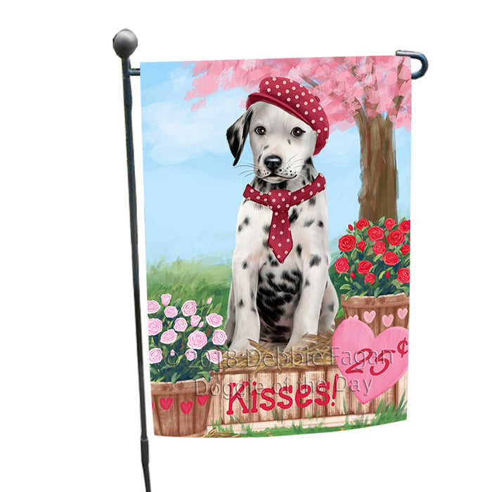 Rosie 25 Cent Kisses Dalmatian Dog Garden Flag GFLG56406