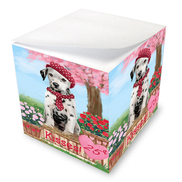 Rosie 25 Cent Kisses Dalmatian Dog Note Cube NOC53930