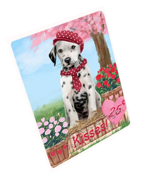 Rosie 25 Cent Kisses Dalmatian Dog Large Refrigerator / Dishwasher Magnet RMAG97416