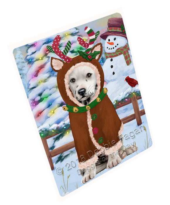 Christmas Gingerbread House Candyfest Dalmatian Dog Magnet MAG74108 (Small 5.5" x 4.25")