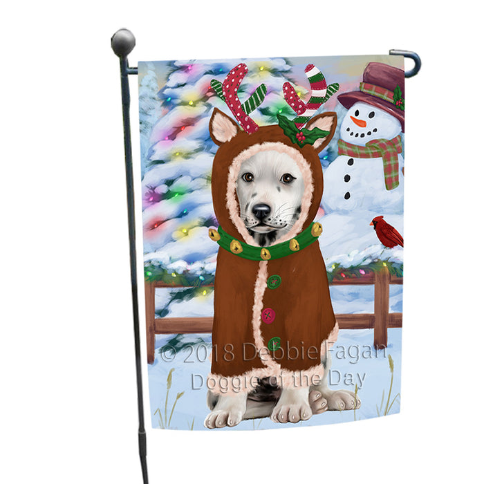 Christmas Gingerbread House Candyfest Dalmatian Dog Garden Flag GFLG56871