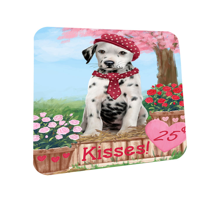 Rosie 25 Cent Kisses Dalmatian Dog Coasters Set of 4 CST55816