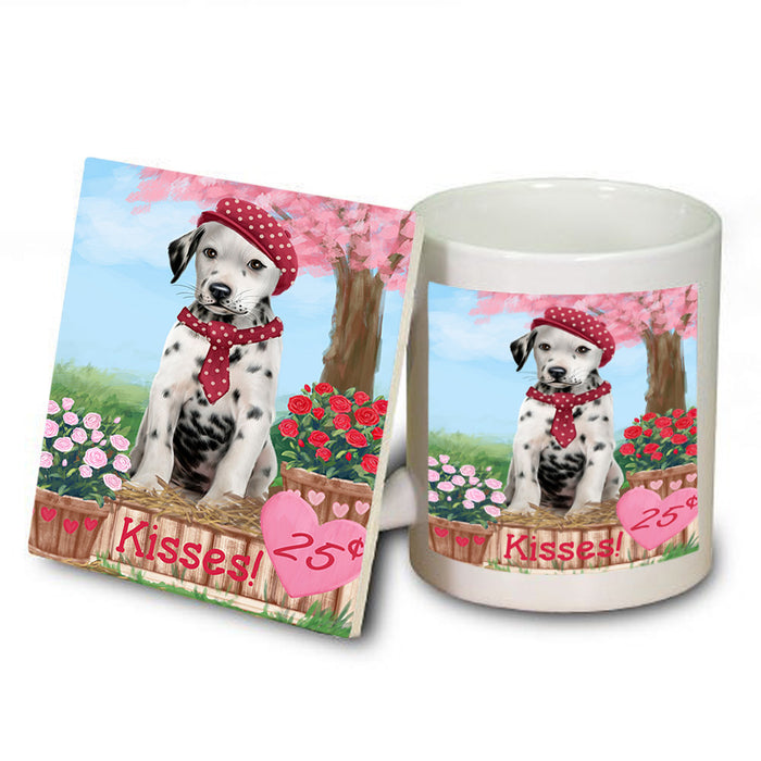 Rosie 25 Cent Kisses Dalmatian Dog Mug and Coaster Set MUC55850