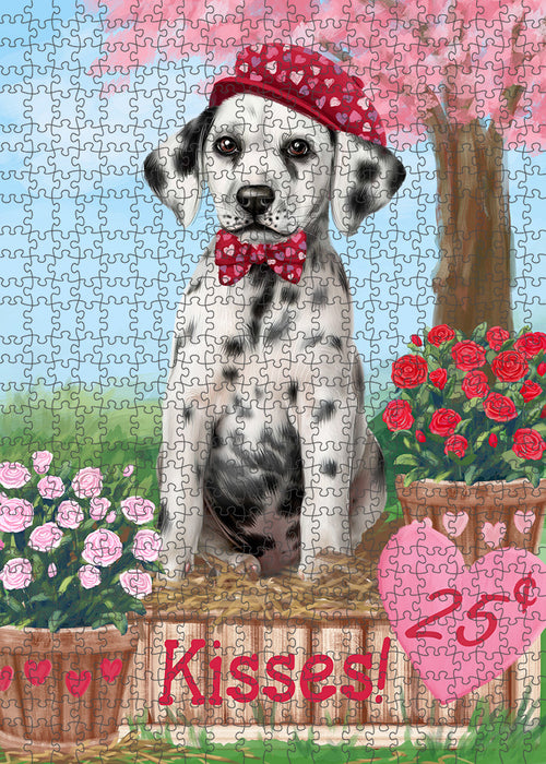 Rosie 25 Cent Kisses Dalmatian Dog Puzzle with Photo Tin PUZL91640