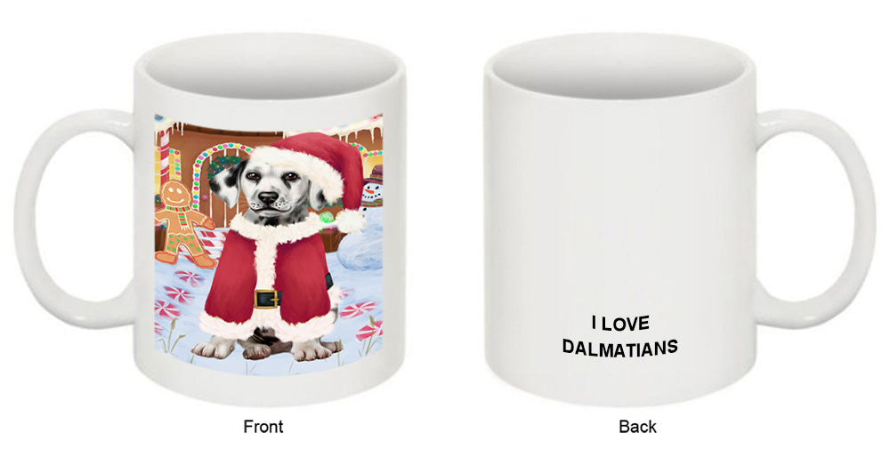 Christmas Gingerbread House Candyfest Dalmatian Dog Coffee Mug MUG51722