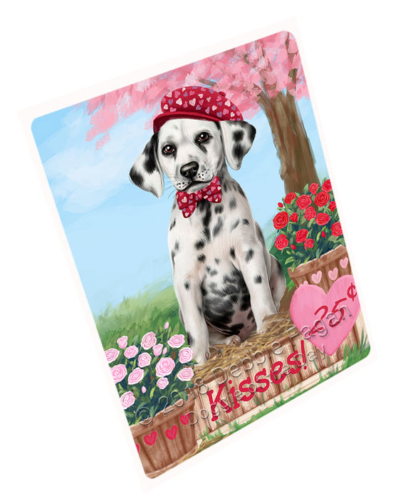 Rosie 25 Cent Kisses Dalmatian Dog Magnet MAG72714 (Small 5.5" x 4.25")