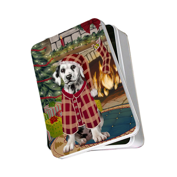 The Stocking was Hung Dalmatian Dog Photo Storage Tin PITN55241