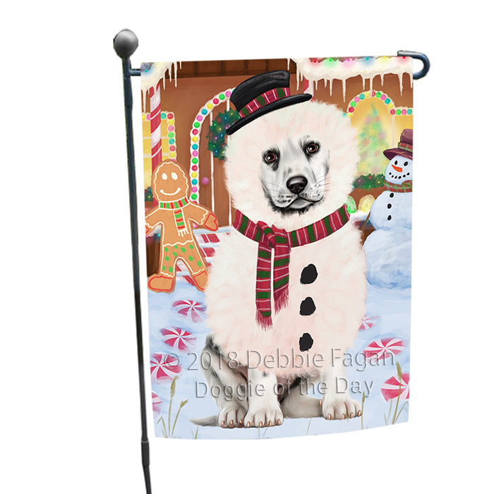 Christmas Gingerbread House Candyfest Dalmatian Dog Garden Flag GFLG56873