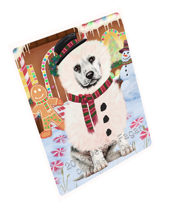 Christmas Gingerbread House Candyfest Dalmatian Dog Blanket BLNKT126345
