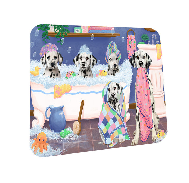 Rub A Dub Dogs In A Tub Dalmatians Dog Coasters Set of 4 CST56744