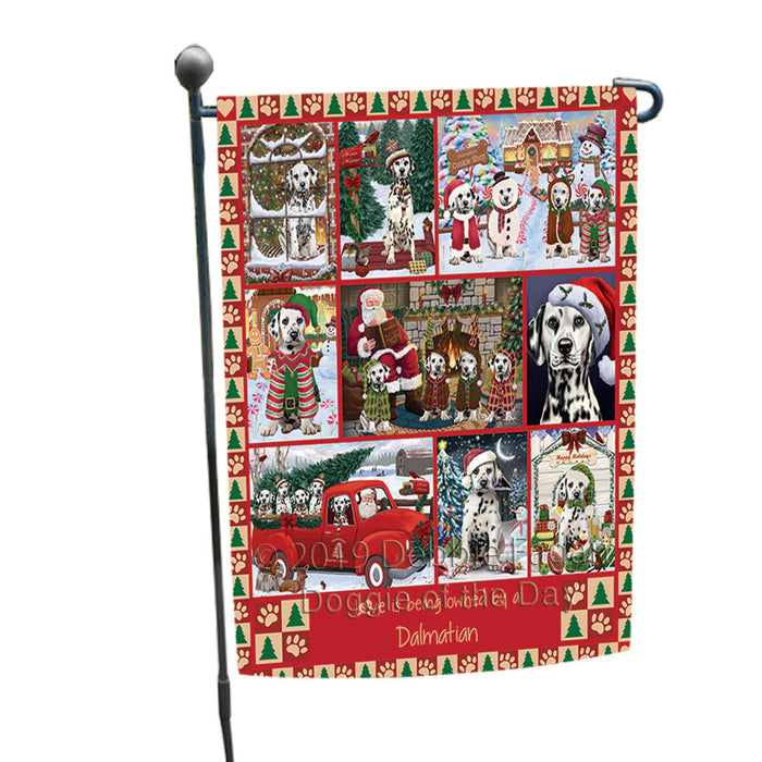 Love is Being Owned Christmas Dalmatian Dogs Garden Flag GFLG65893