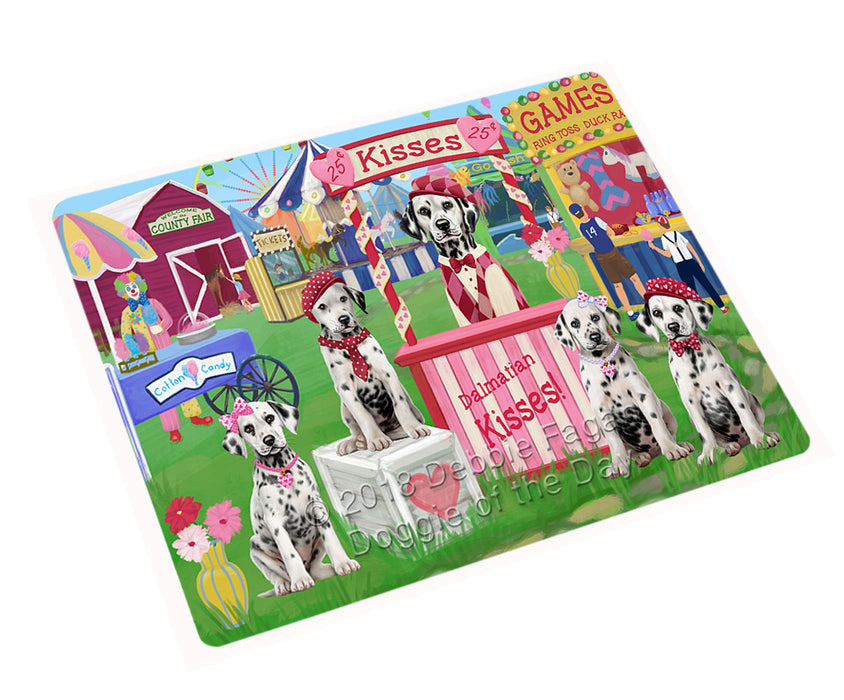 Carnival Kissing Booth Dalmatians Dog Magnet MAG72633 (Small 5.5" x 4.25")