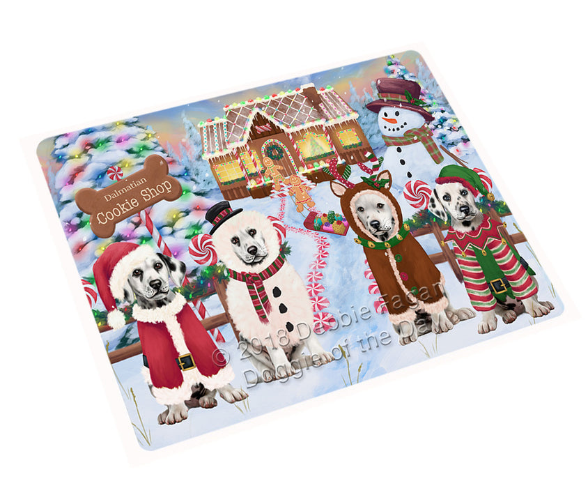 Holiday Gingerbread Cookie Shop Dalmatians Dog Cutting Board C74328