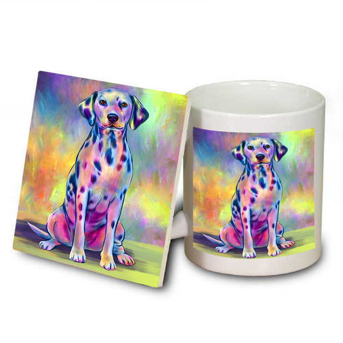 Paradise Wave Dalmatian Dog Mug and Coaster Set MUC56698