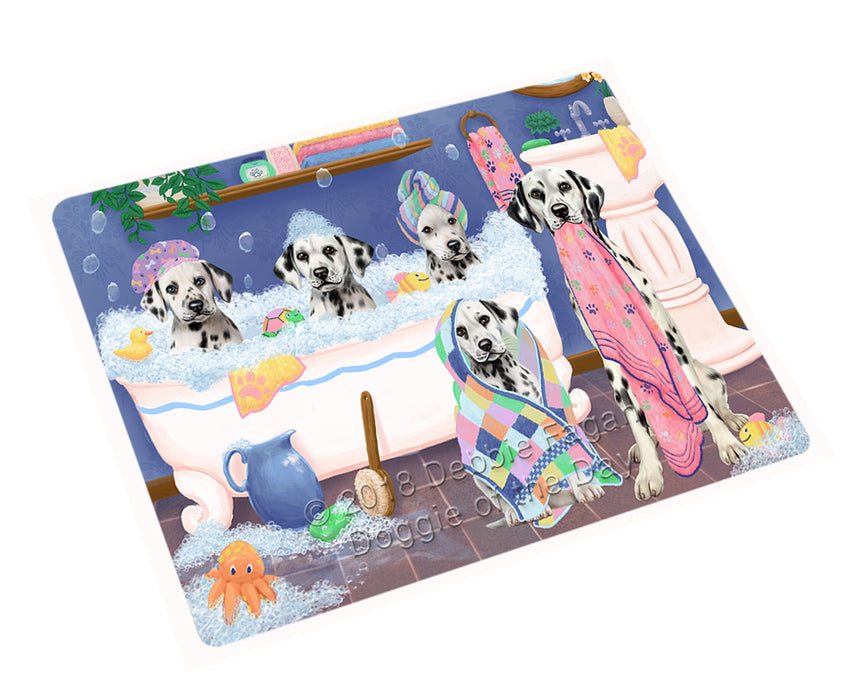 Rub A Dub Dogs In A Tub Dalmatians Dog Magnet MAG75495 (Small 5.5" x 4.25")