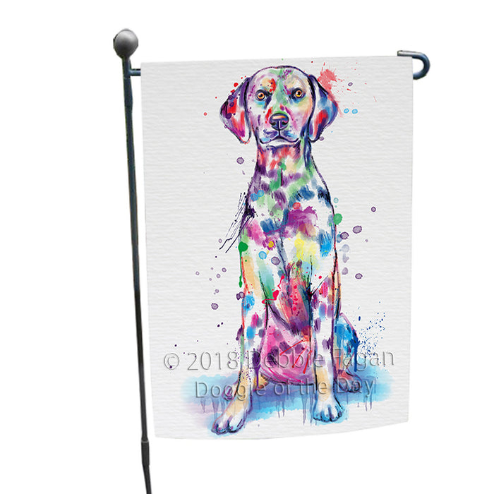 Watercolor Dalmatian Dog Garden Flag GFLG65053